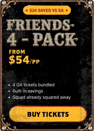 FRIENDS 4 PACK-COS-TICKETS-JUNE